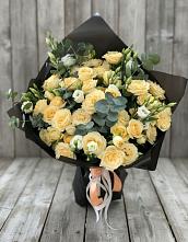 Букет цветов из:  Розы и Лизиантусы #REPLACE_PRED# Краснознаменске Московской области