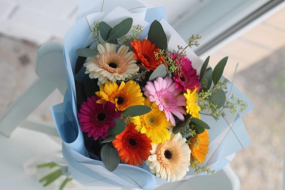 Букет цветов из: Герберы в Краснознаменске Московской области