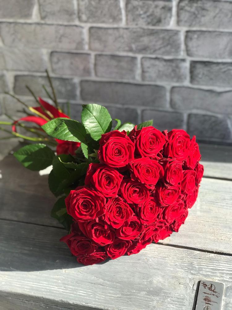 Букет Красные розы Фридом в Краснознаменске Московской области