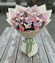 Букет цветов из:  Розы и Хризантемы в Краснознаменске Московской области