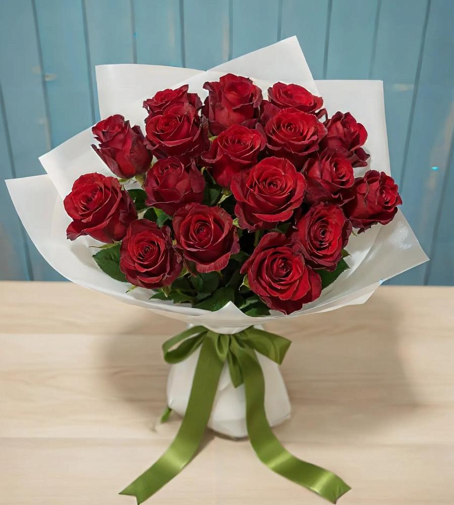 Букет Красные розы в Краснознаменске Московской области