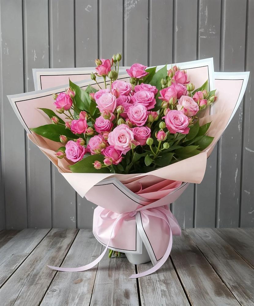 Букет Розовый кустик в Краснознаменске Московской области