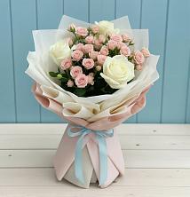 Букет цветов из:  Розы в Краснознаменске Московской области