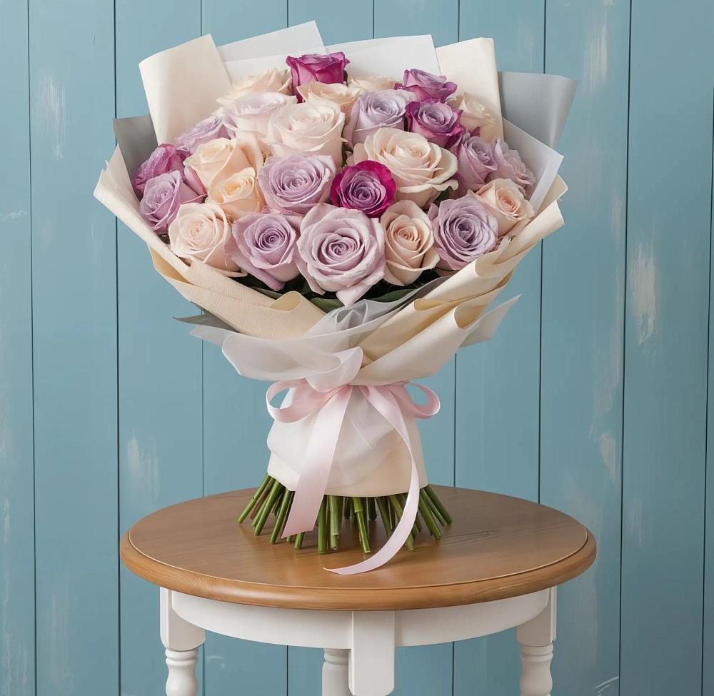 Букет цветов из: Розы в Краснознаменске Московской области