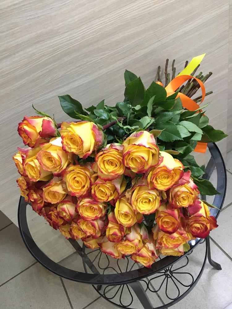 Букет Желтые розы в Краснознаменске Московской области