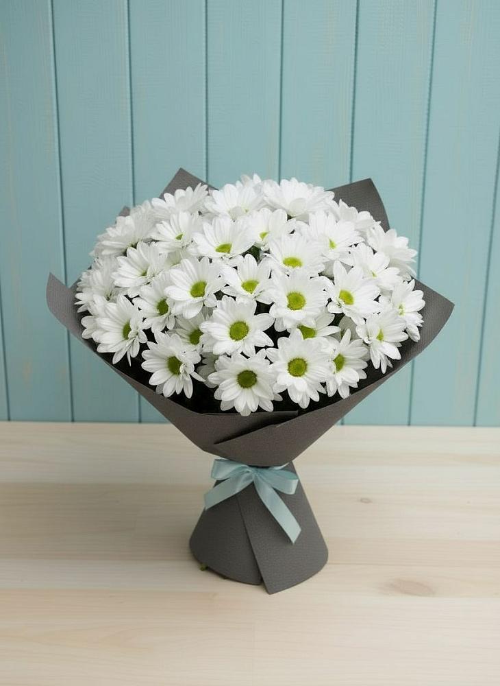 Букет цветов из: Хризантемы в Краснознаменске Московской области