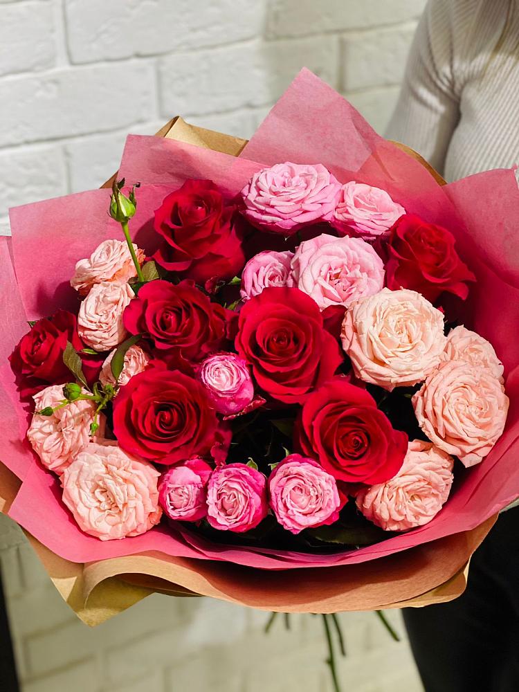 Букет цветов из: Розы в Краснознаменске Московской области
