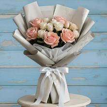 Букет цветов из:  Розы в Краснознаменске Московской области