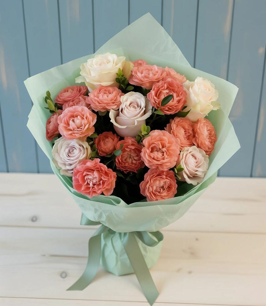 Букет цветов из: Розы в Краснознаменске Московской области