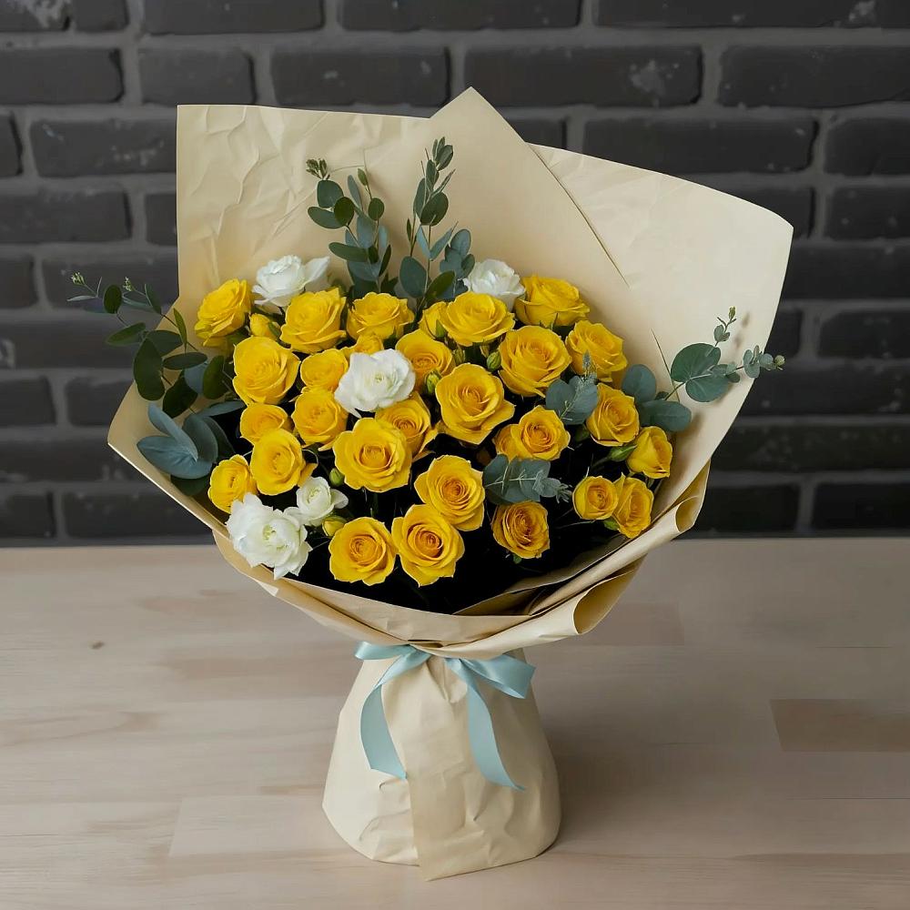 Букет цветов из: Розы в Краснознаменске Московской области