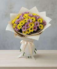 Букет цветов из:  Хризантемы #REPLACE_PRED# Краснознаменске Московской области