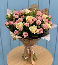 Букет цветов из:  Розы в Краснознаменске Московской области