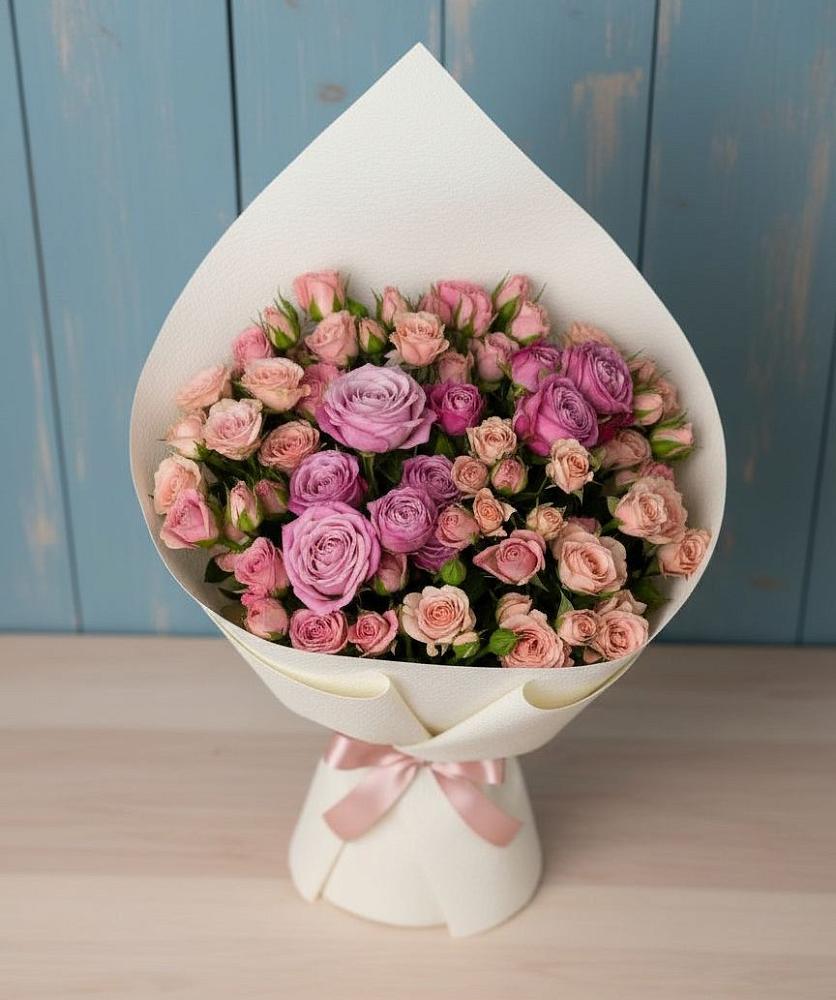 Букет цветов из: Розы в Краснознаменске Московской области