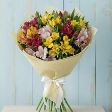 Букет цветов из:  Альстромерии в Краснознаменске Московской области