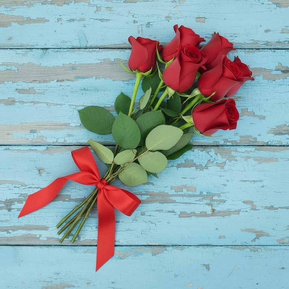 Букет Красные розы в Краснознаменске Московской области