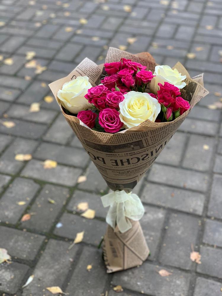 Букет цветов из: Розы в Краснознаменске Московской области