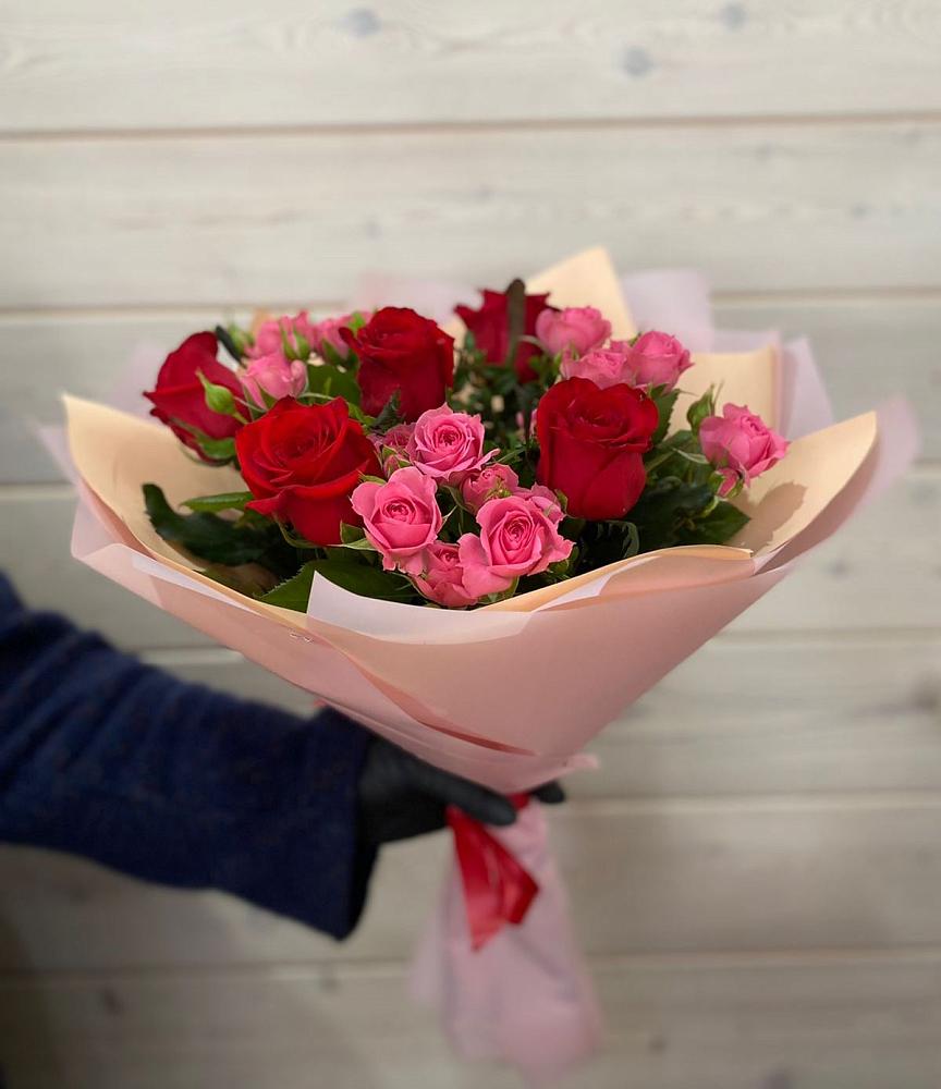 Букет цветов из: Розы в Краснознаменске Московской области