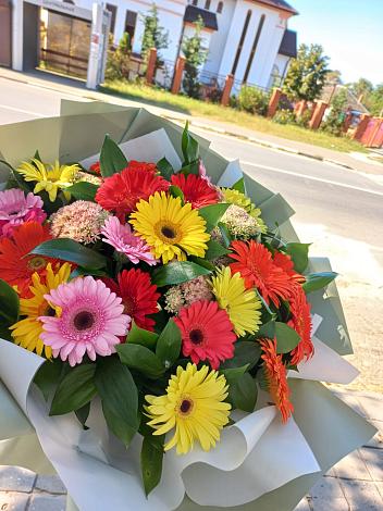 Букет цветов из: Герберы в Краснознаменске Московской области