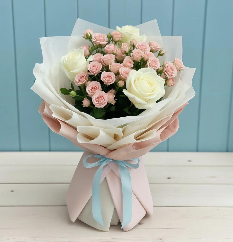 Букет цветов из: Розы в Краснознаменске Московской области