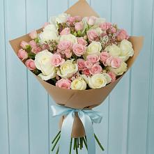 Букет цветов из:  Розы #REPLACE_PRED# Краснознаменске Московской области